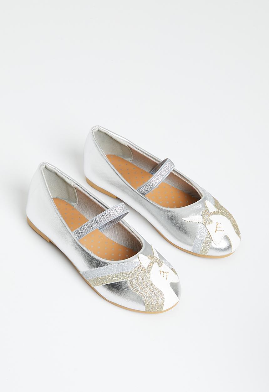 Pop Candy - Girls ballet flats - silver