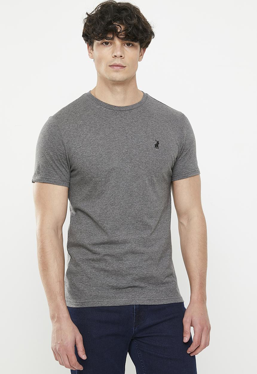 POLO - Mens crew neck T-shirt - dark grey 