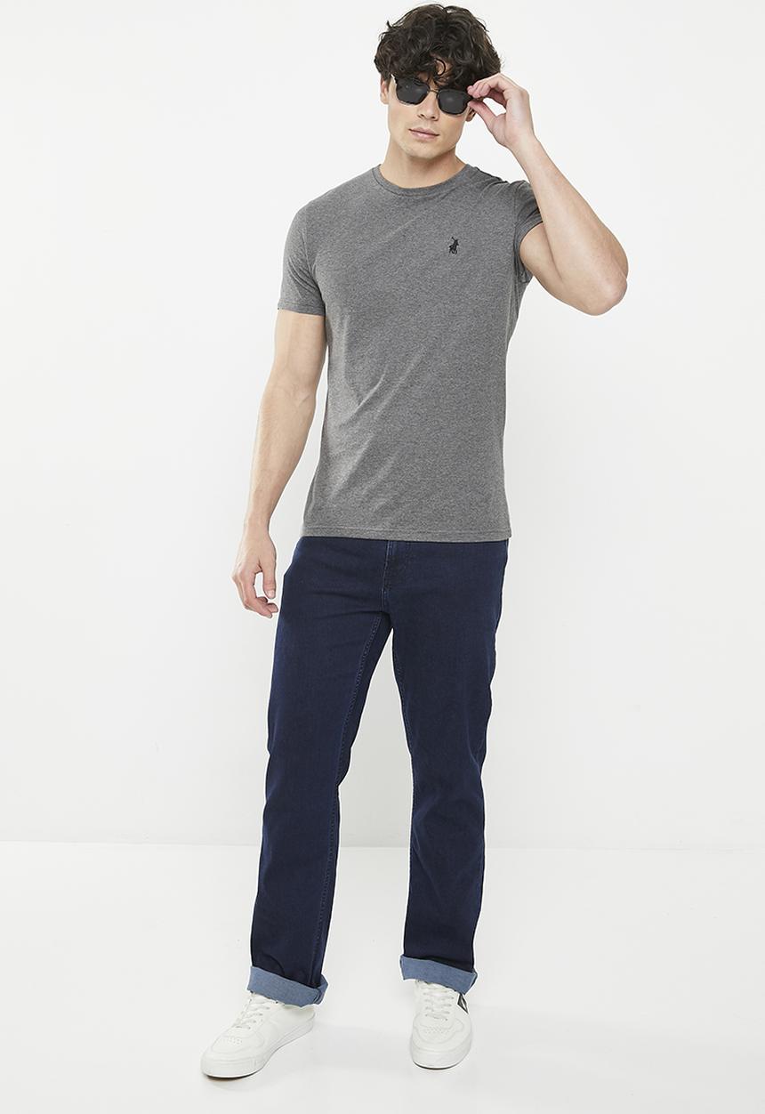 POLO - Mens crew neck T-shirt - dark grey 