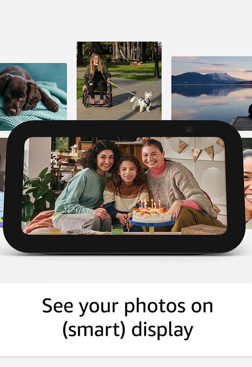 Amazon - Echo Show 5 (3rd Gen, 2023 release) - Charcoal