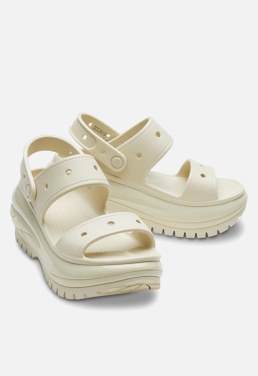 Crocs - Classic mega crush sandal - bone