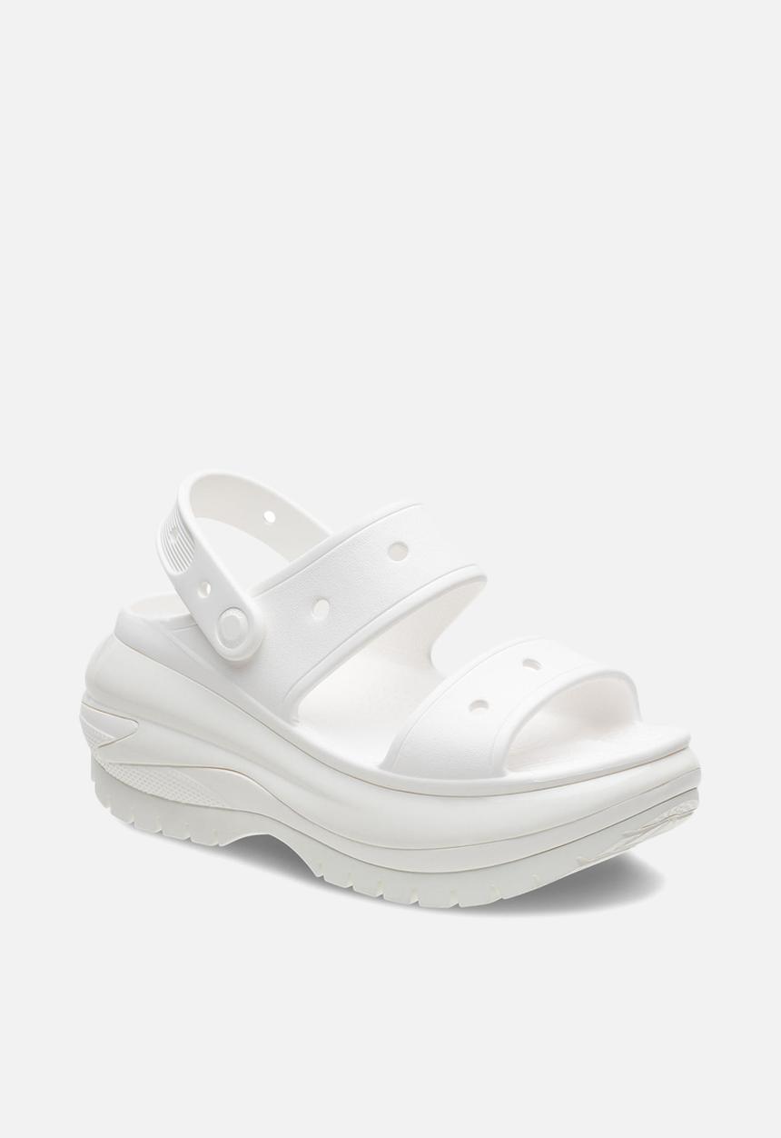 Crocs - Classic mega crush sandal - white