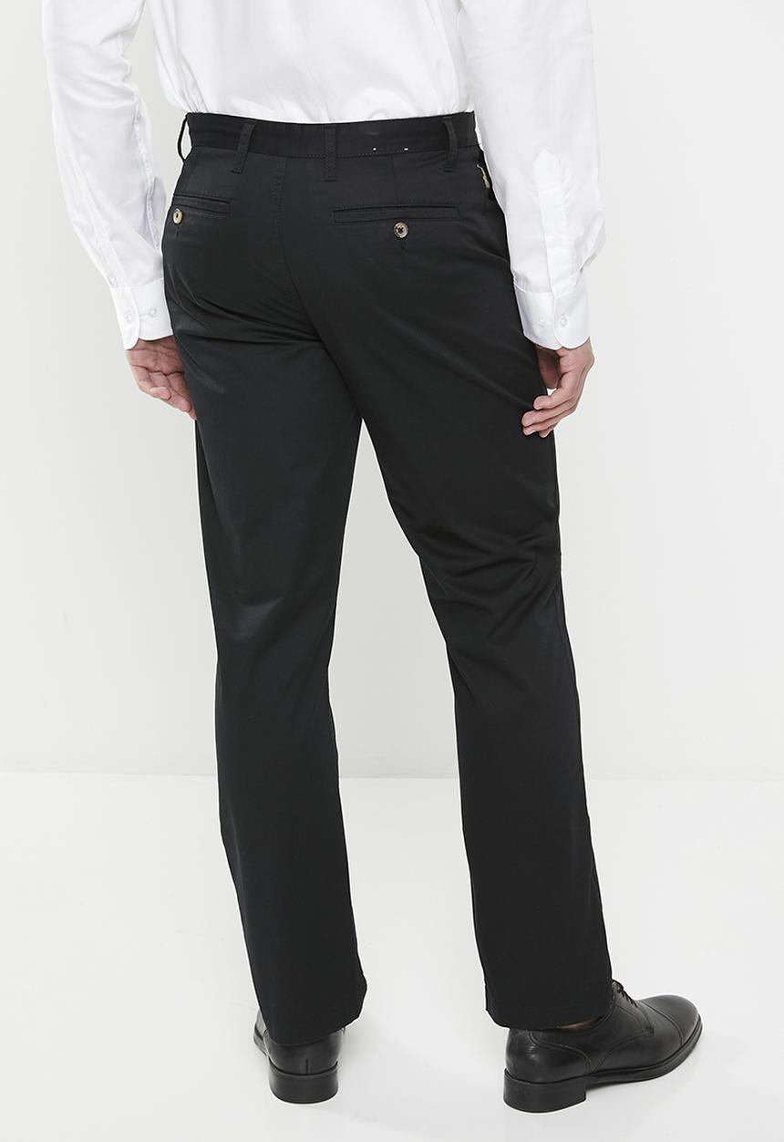 POLO - Mens essential cotton chino - black 