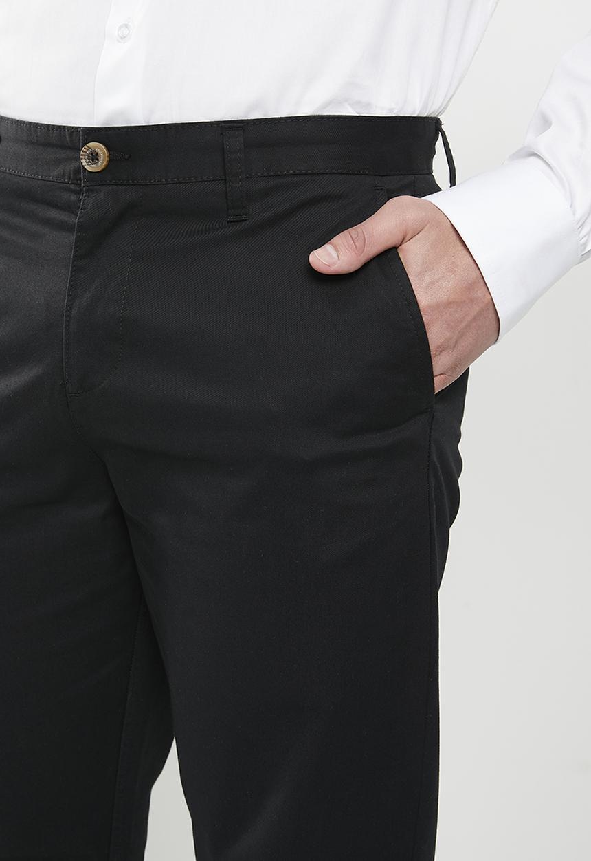 POLO - Mens essential cotton chino - black 