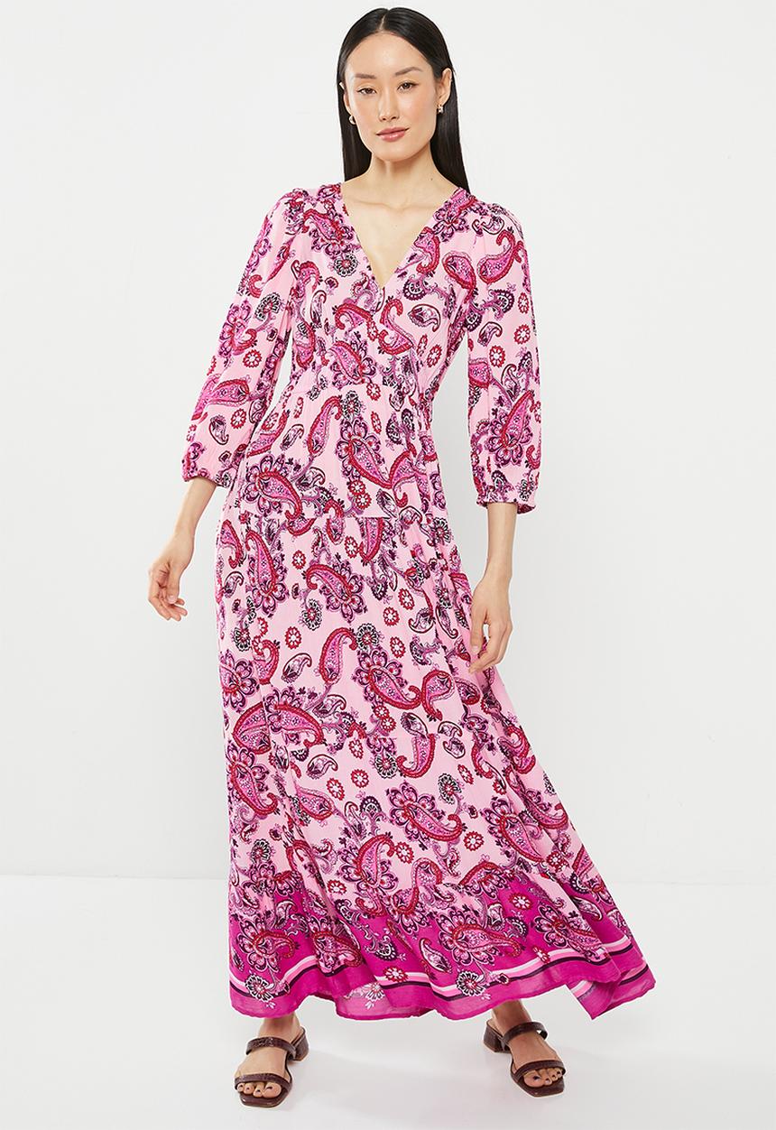 Vero Moda - Alina 3/4 ankle dress - parfait pink
