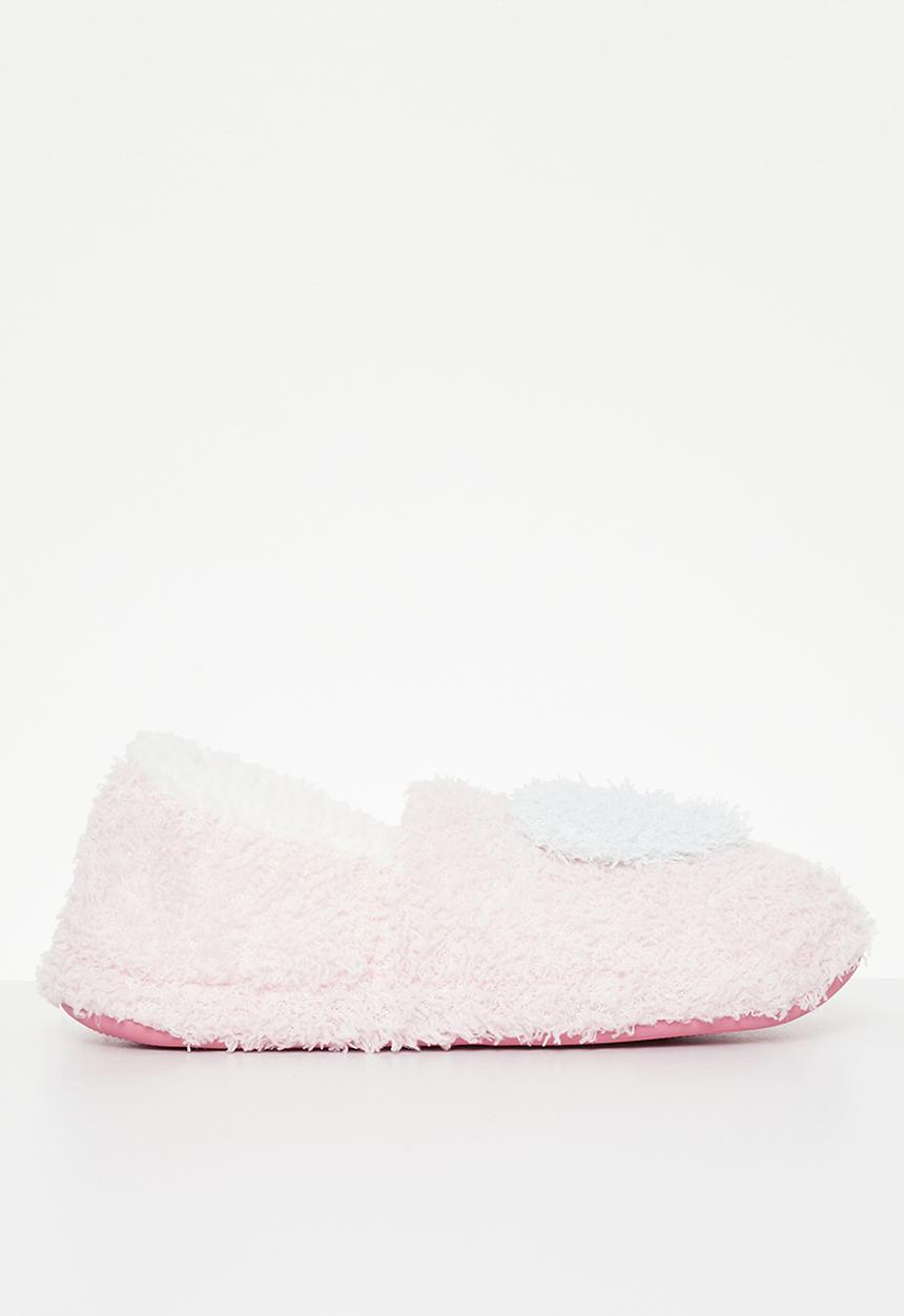 Superbalist - Closed toe heart slipper - pink & blue