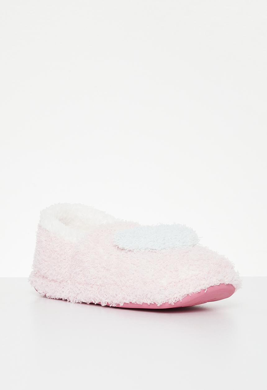 Superbalist - Closed toe heart slipper - pink & blue