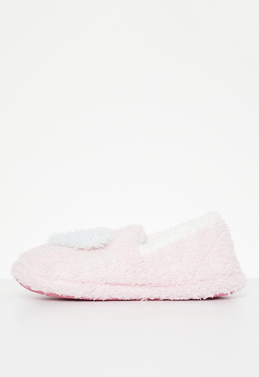 Superbalist - Closed toe heart slipper - pink & blue