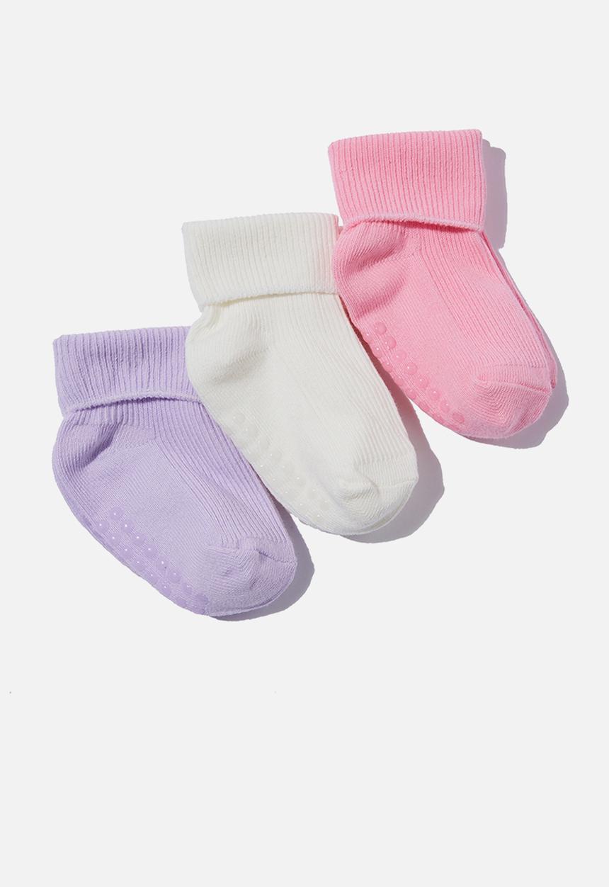 Cotton On - 3pk baby socks - multi 