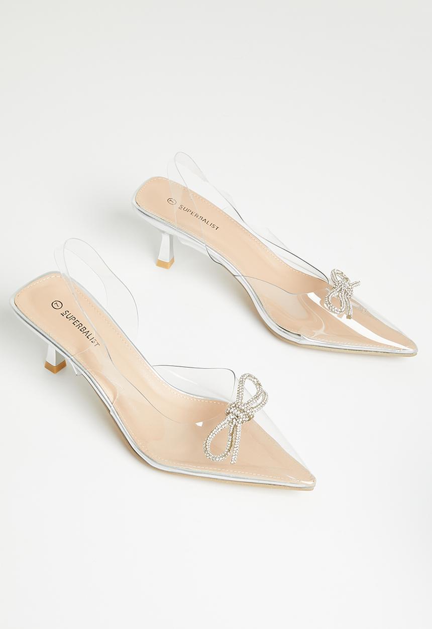 Superbalist - Dakota kitten heel - clear