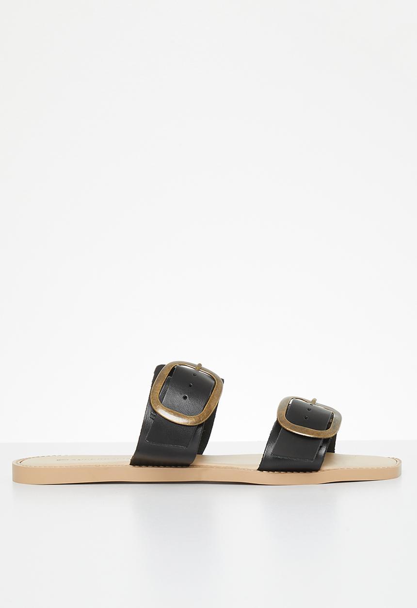 Superbalist - Nora buckle slide - black