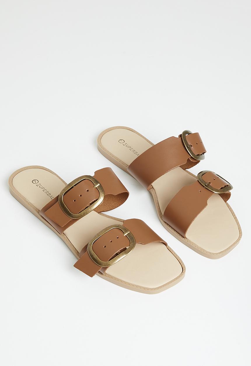 Superbalist - Nora buckle slide - tan