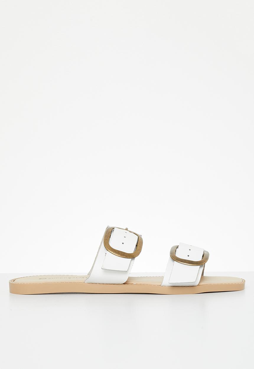 Superbalist - Nora buckle slide - white