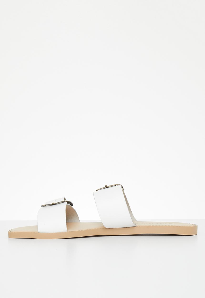 Superbalist - Nora buckle slide - white