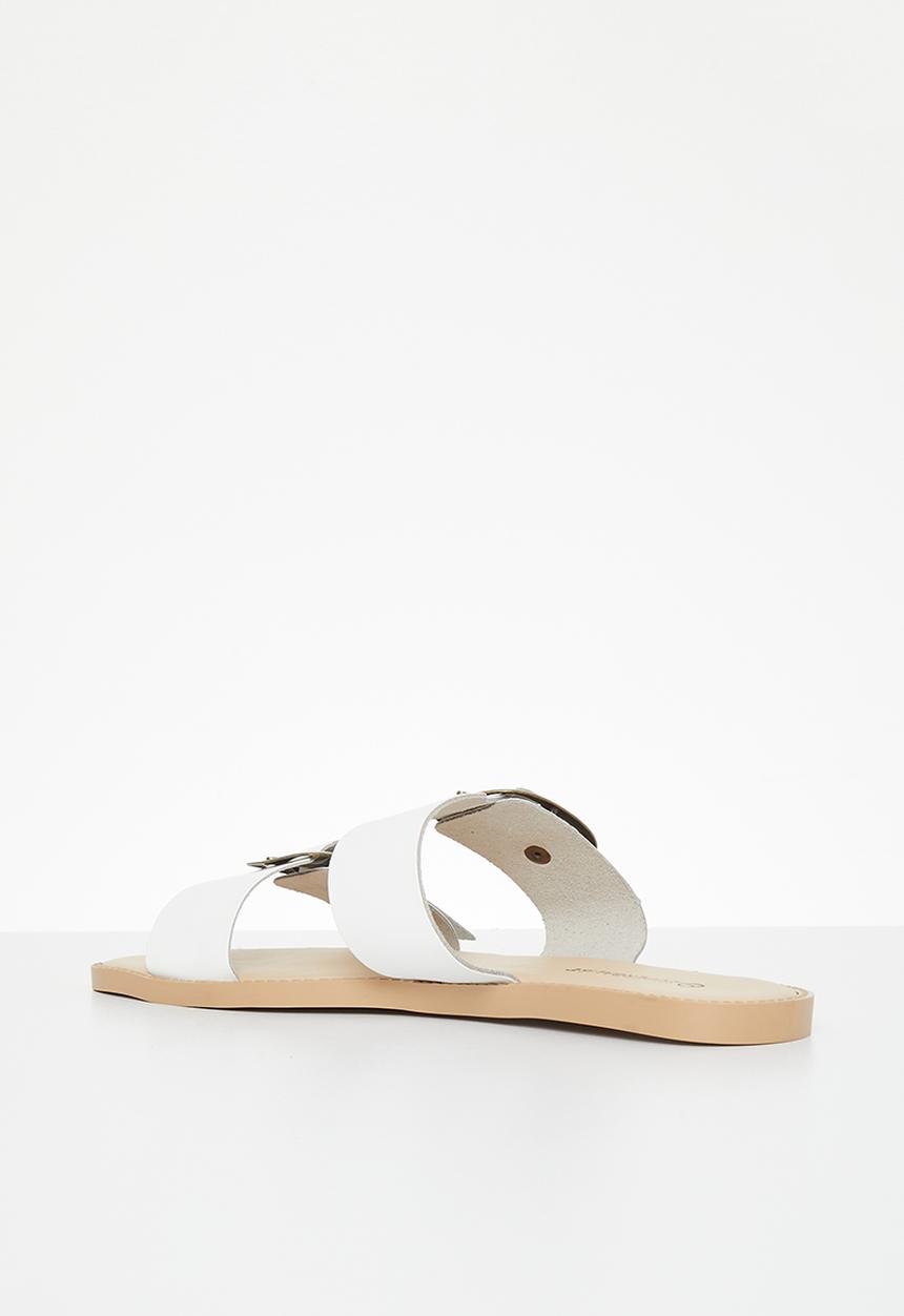 Superbalist - Nora buckle slide - white