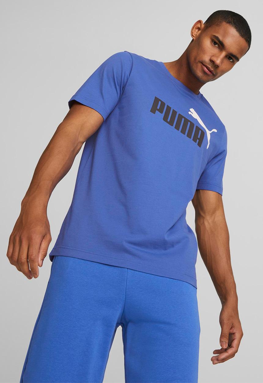 PUMA - Ess+ 2 col logo tee - royal sapphire