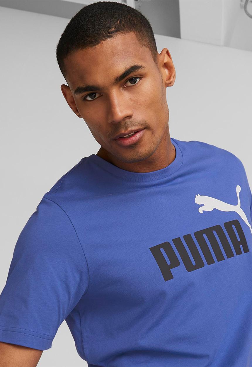 PUMA - Ess+ 2 col logo tee - royal sapphire
