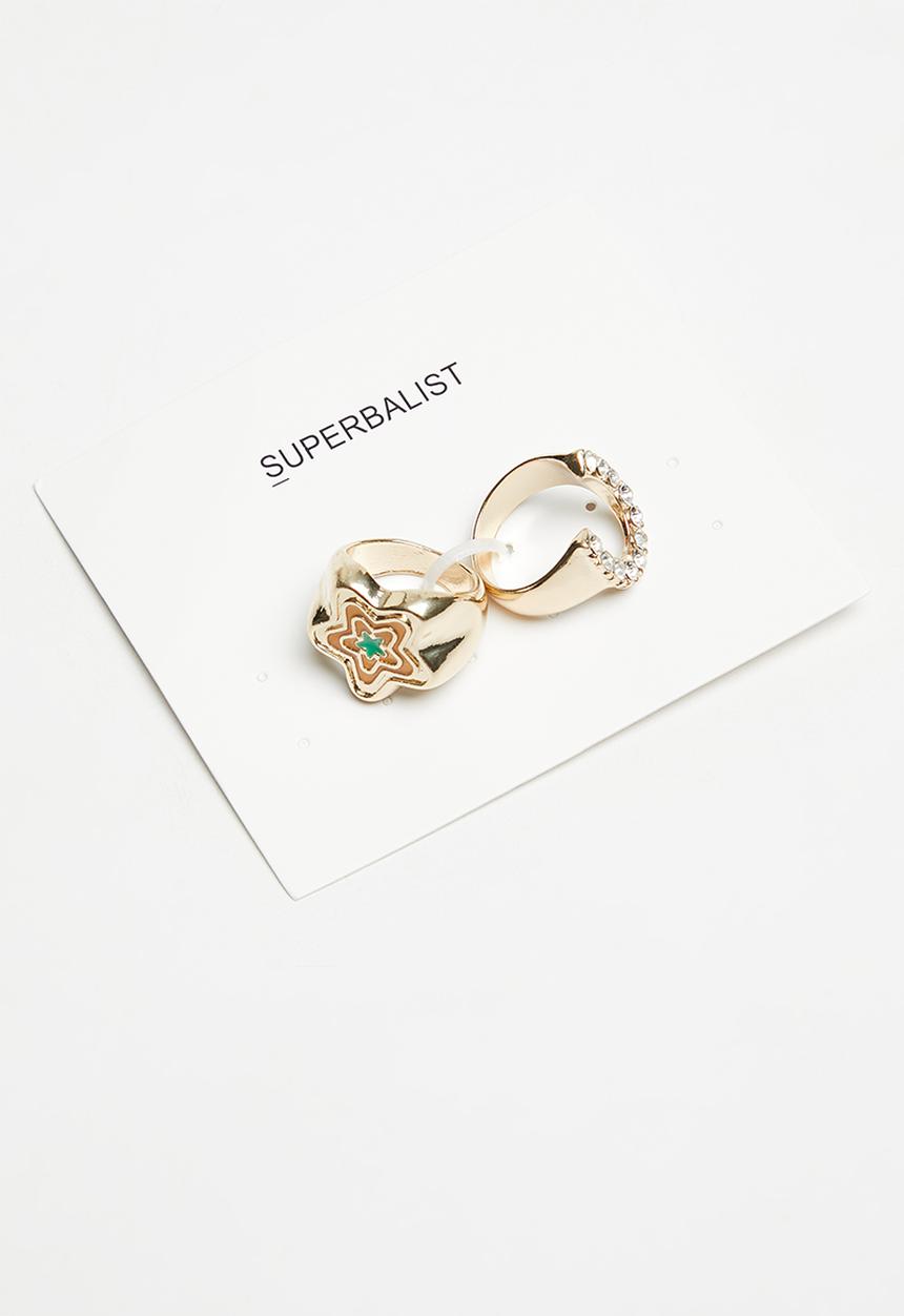 Superbalist - Nova ring set-gold