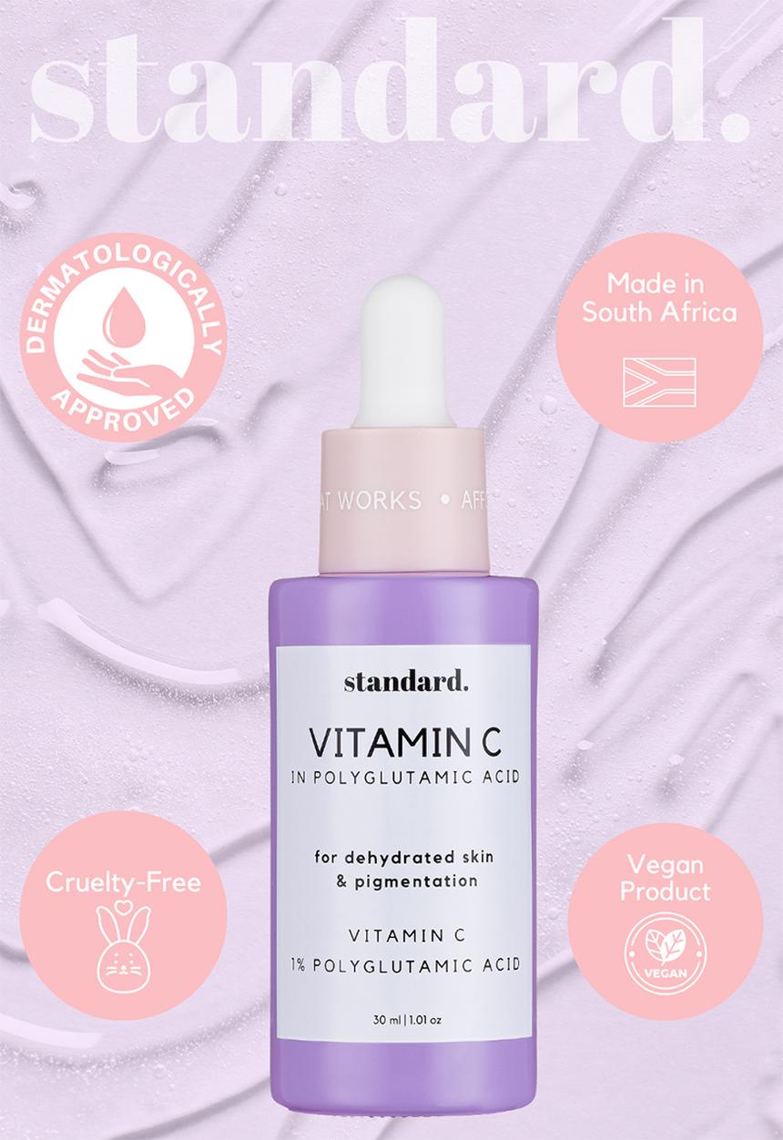 Standard Beauty - Vitamin C Serum in Polyglutamic Acid