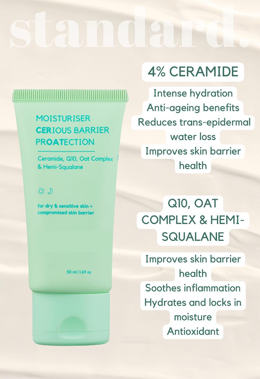CERious Moisturiser with 4% Ceramide, Q10, Hemi-Squalane and Oat Extra ...