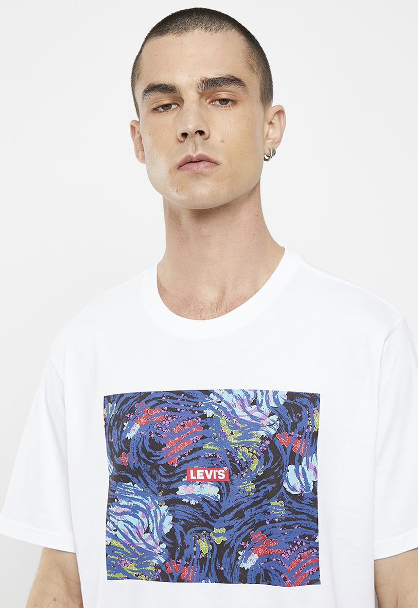 Levi’s® - Short sleeve relaxed fit tee za ssnl babytab - white