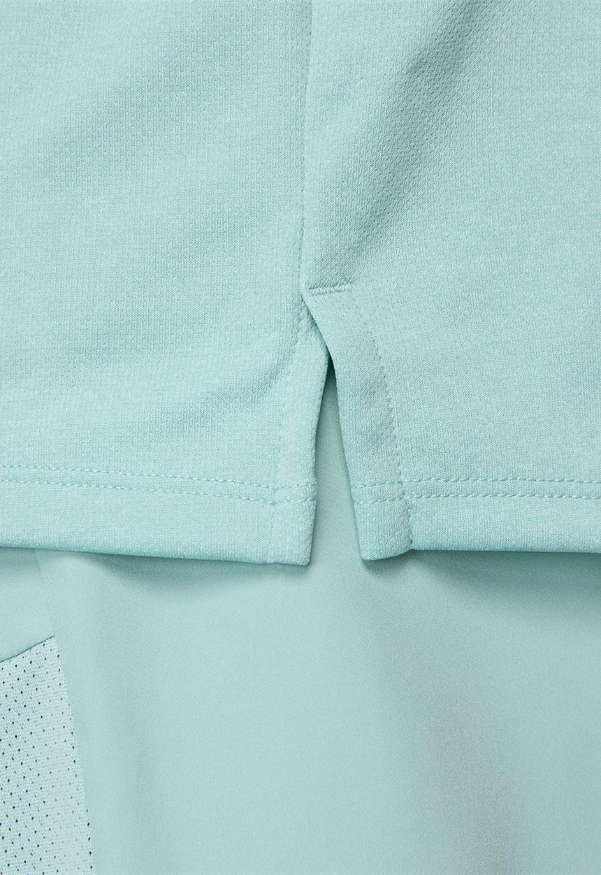Nike - Miler Dri-FIT UV ss running top - mineral/jade ice/heather