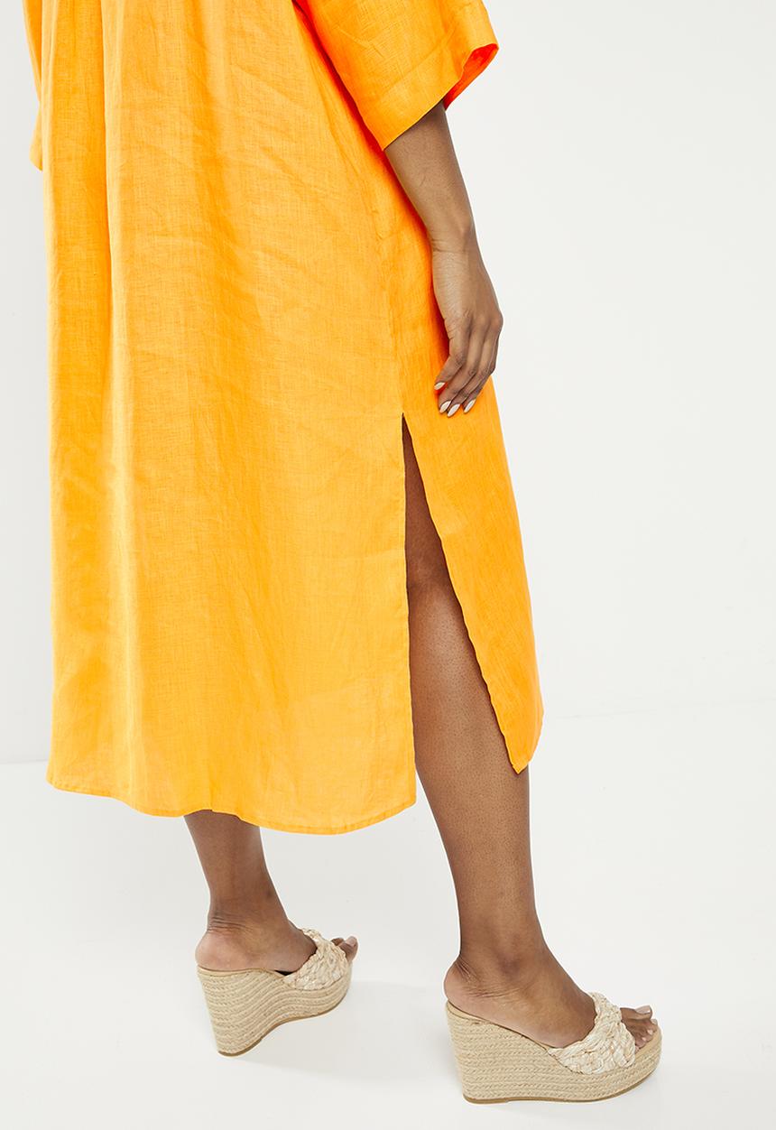 Me&B - Plus linen shirt dress - mango