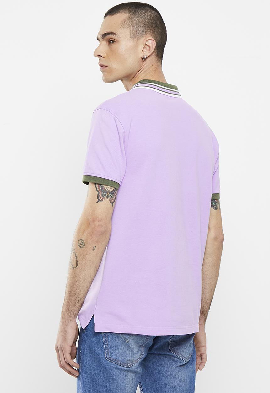 Levi’s® - Ama hm polo tunnel tipping - purple 