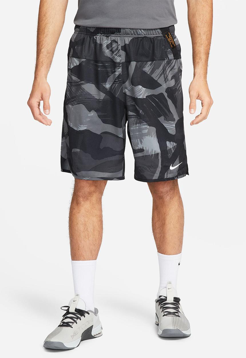 Nike - Dri-Fit Totality 9" camo shorts - black/grey 