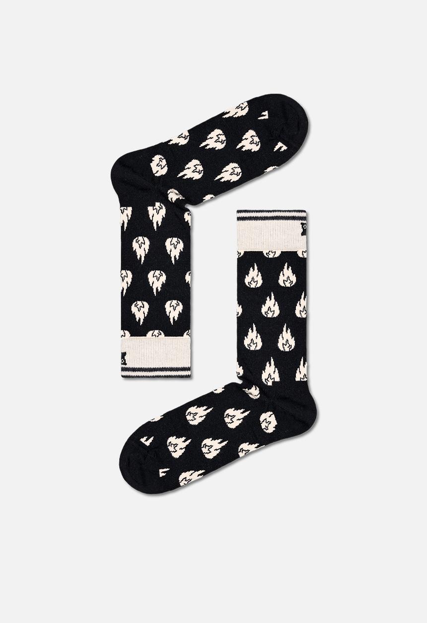 Happy Socks - 3-pack monochrome magic socks gift set - black