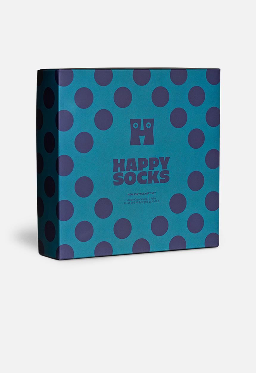 Happy Socks - 4-pack new vintage socks gift set - multi