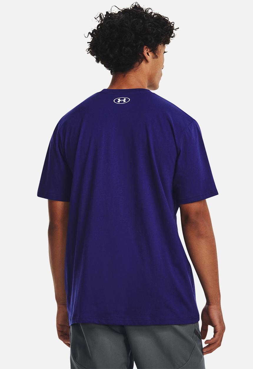 Under Armour - Ua abc camo boxed logo short sleeve - sonar blue