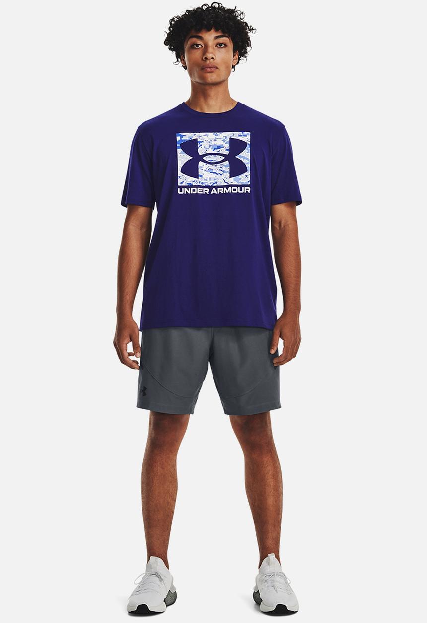 Under Armour - Ua abc camo boxed logo short sleeve - sonar blue