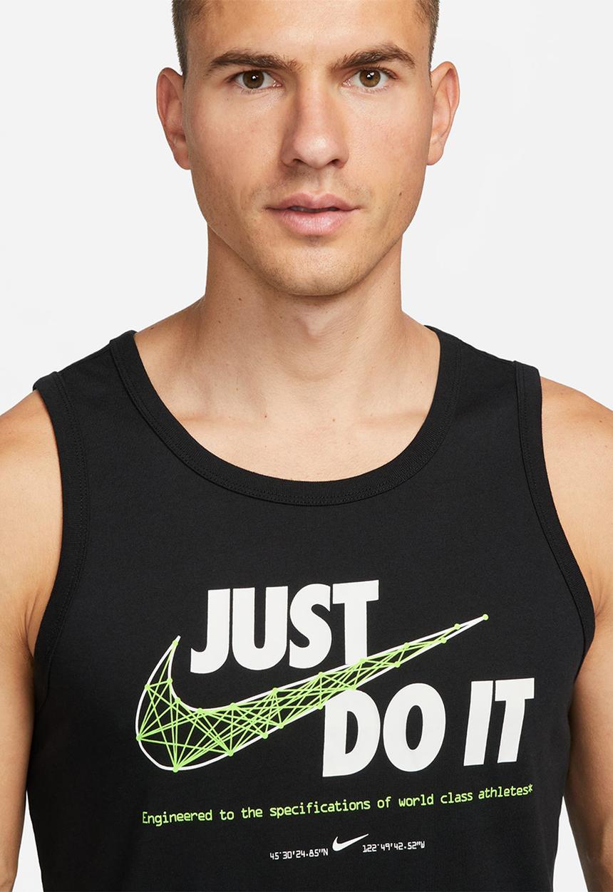 Nike -  Dri-FIT  fitness tank top - black