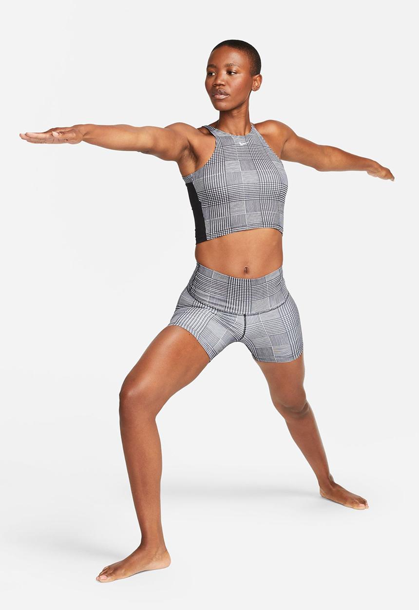Nike - W ny df crop tank nv+ - black/black/anthracite/white
