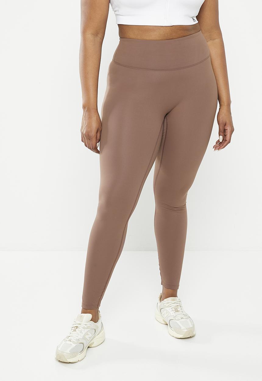 Cotton On - Plus ultra soft yoga full length tight - deep taupe