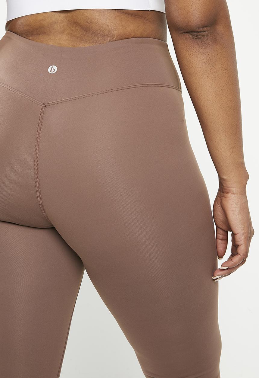 Cotton On - Plus ultra soft yoga full length tight - deep taupe