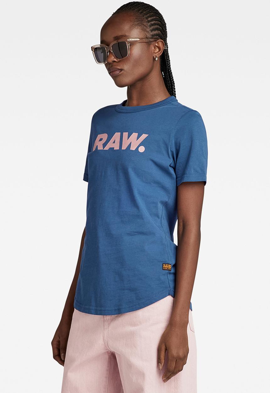 G-STAR - RAW. slim r t wmn - rank blue