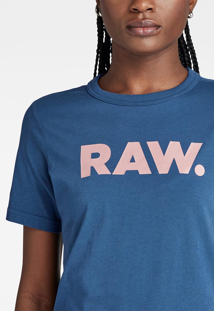 G-STAR - RAW. slim r t wmn - rank blue