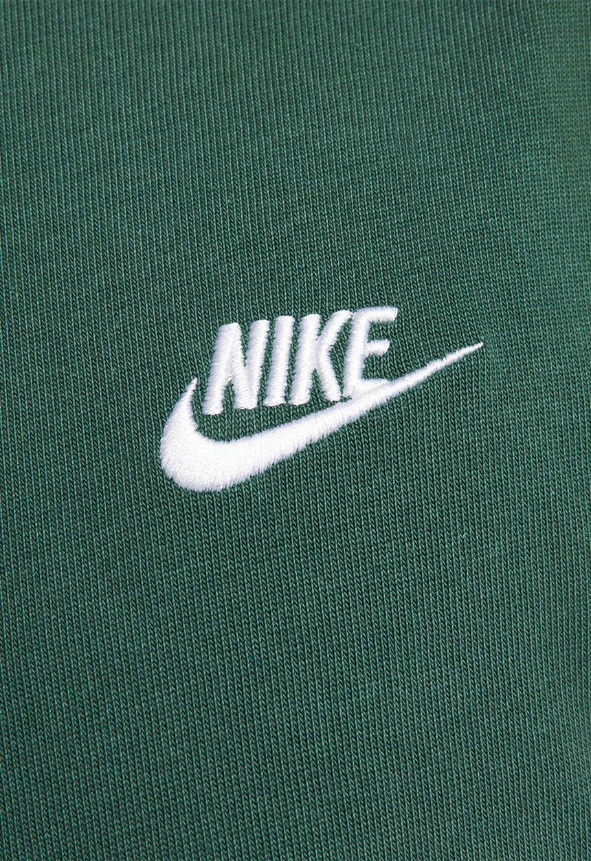 Nike - NSW Club + knit ls top cb - fir/wht/blk