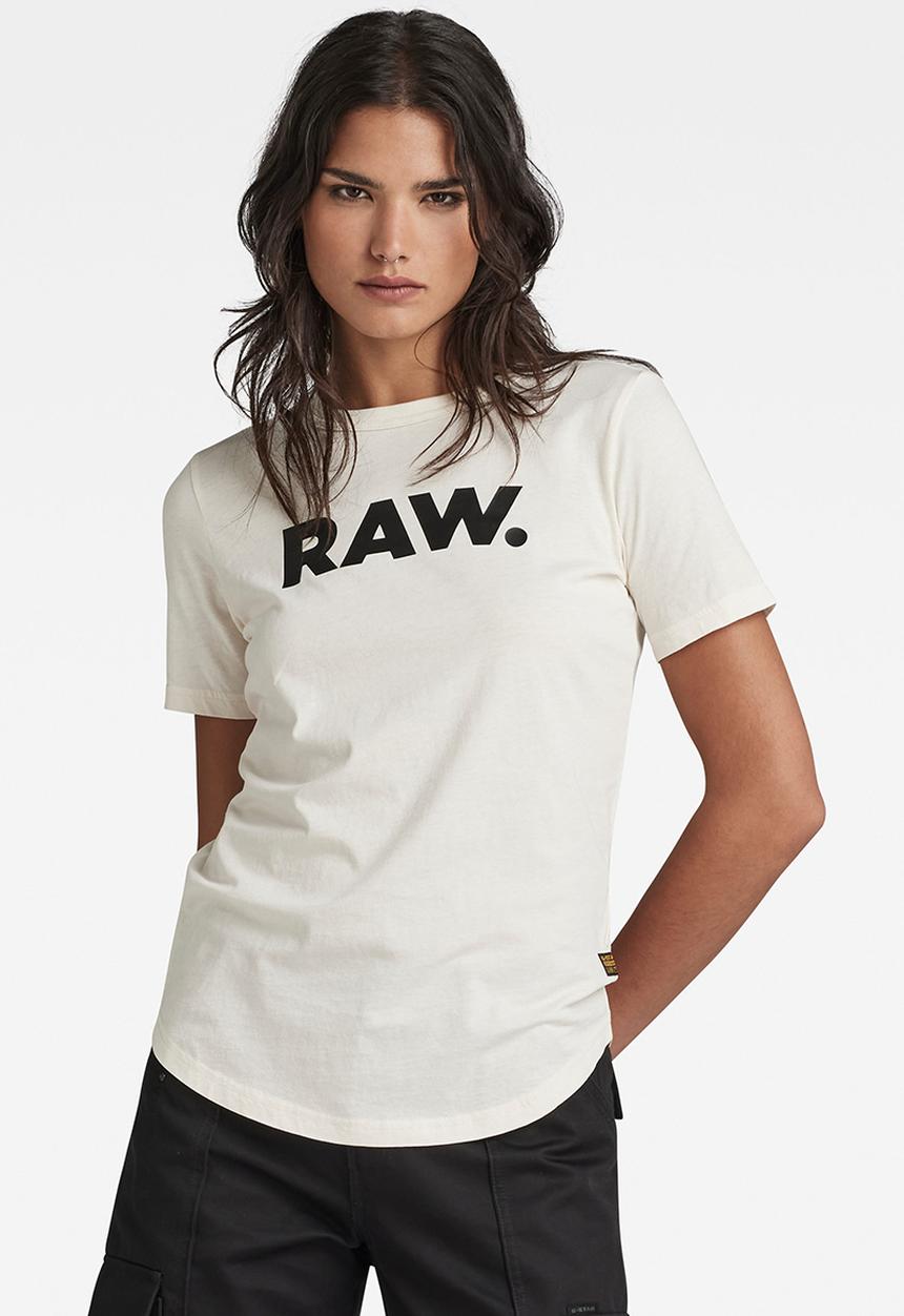 G-STAR - RAW. slim r t wmn - eggnog