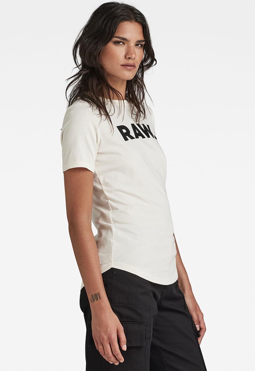 G-STAR - RAW. slim r t wmn - eggnog