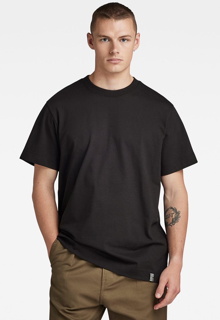 G-STAR - Essential loose r t signe jersey o - dk black