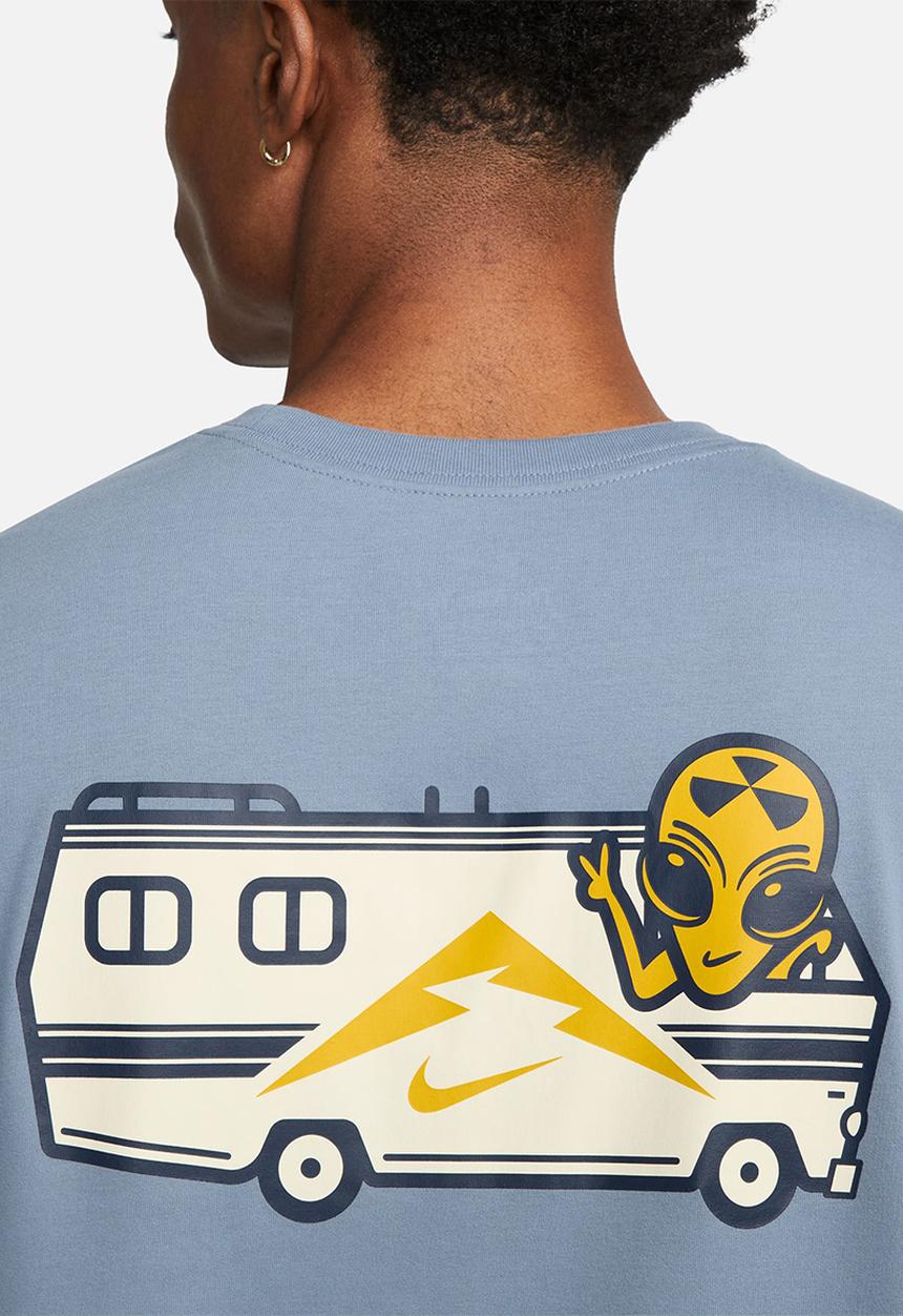 Nike - Dri-FIT trail run tee  -blue
