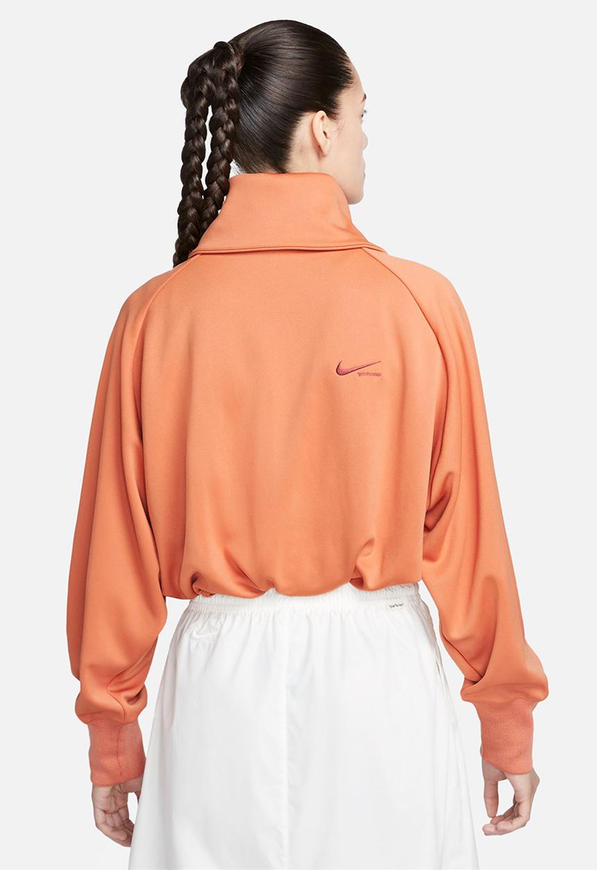 Nike - W nsw cllctn crop trk jkt - amber brown/cedar