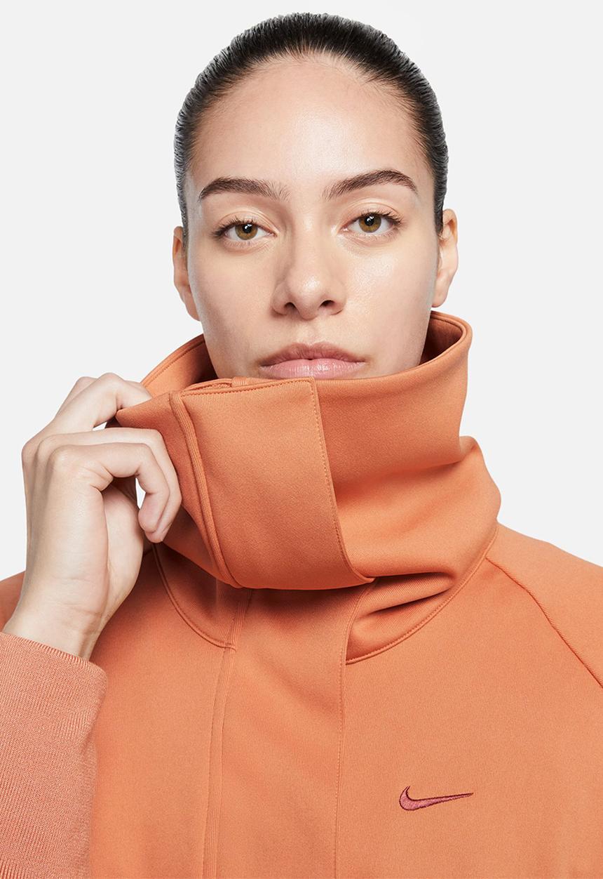 Nike - W nsw cllctn crop trk jkt - amber brown/cedar