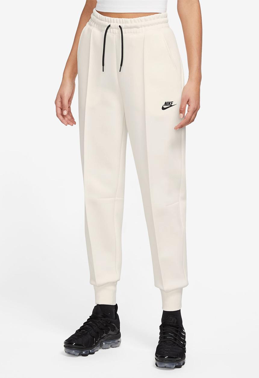 Nike - W nsw tch flc hr jggr - pale ivory/black