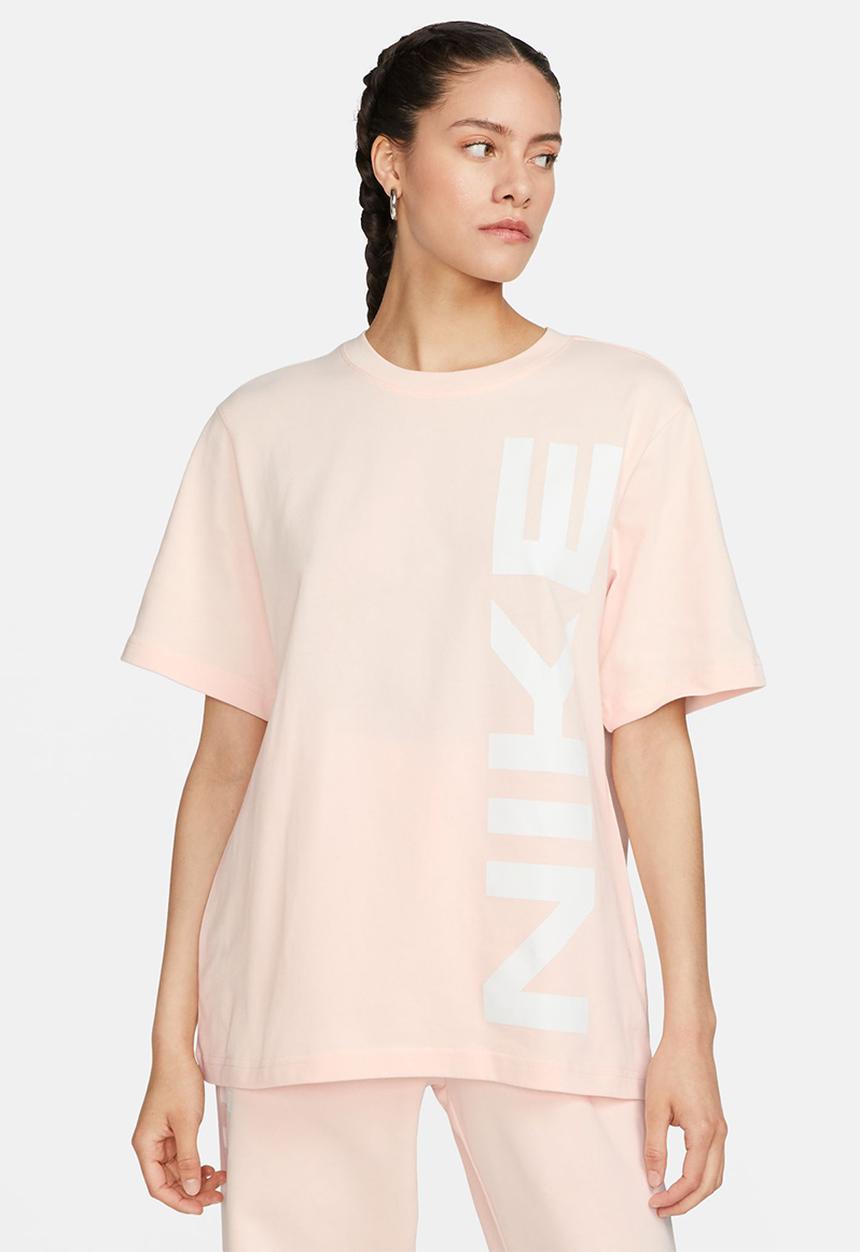 Nike - W nsw tee nike air - guava ice/white