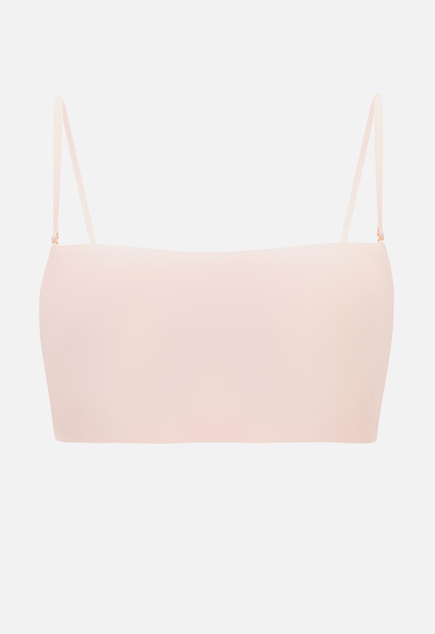 Janet Reger - Barely decent bandeau bralette - rose quartz