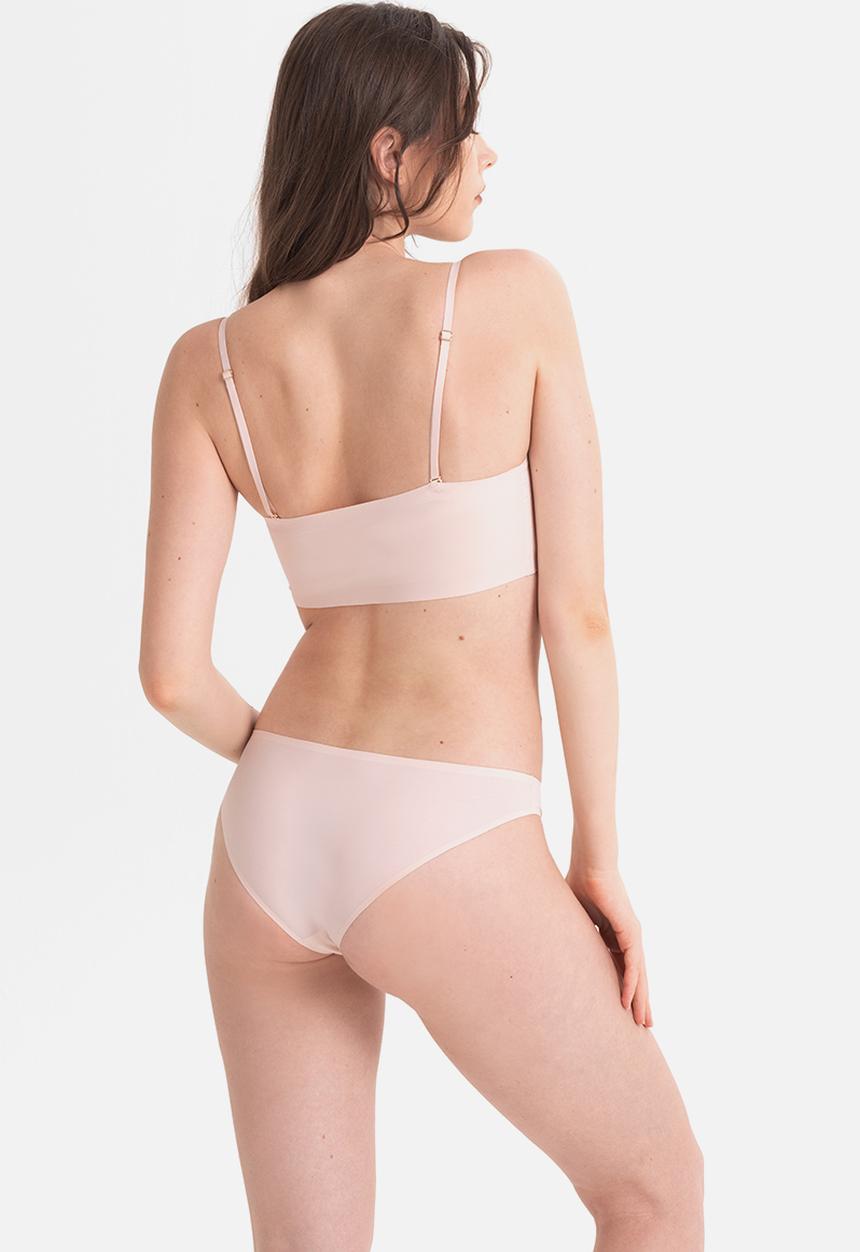 Janet Reger - Barely decent bandeau bralette - rose quartz